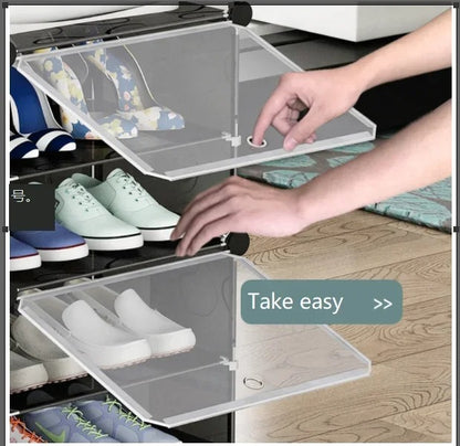 12 Cube Dustproof Storage Shelf