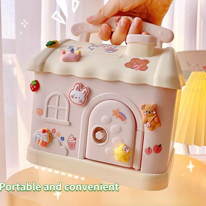 Plastic House Shape Money Saving Box
