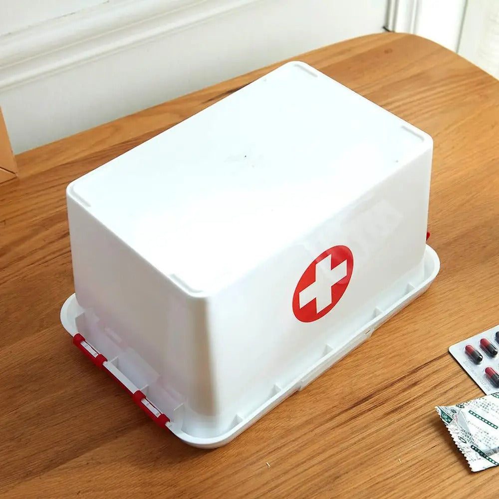 Portable Household Medicine First Aid Box