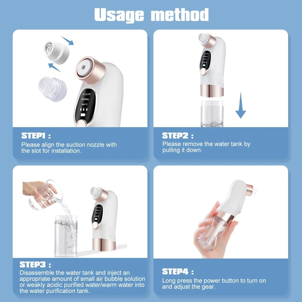 Rechargeable Vacuum Facial Pore Cleaner