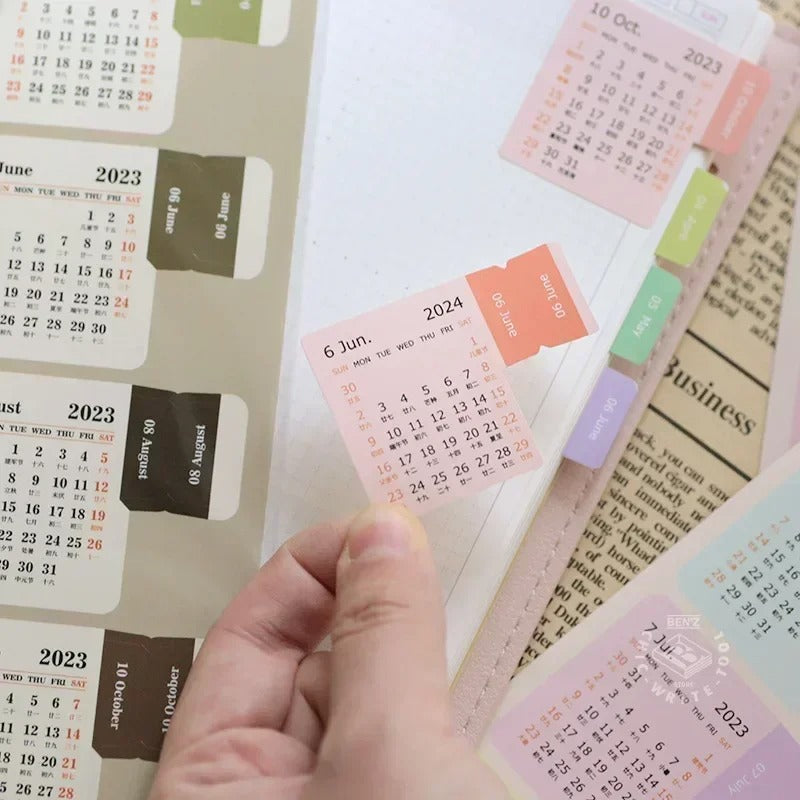 Pack Of 2 2024 Calendar Sticker For Planners And Notebooks DS Traders   Main Image 5 F00cf56f 7653 4c6e 82a2 F6556483e7ae 