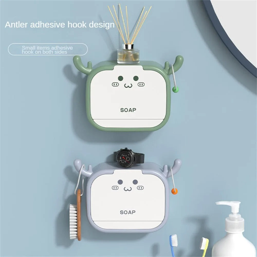 Wall-Mounted Cat Shape Soap Holder