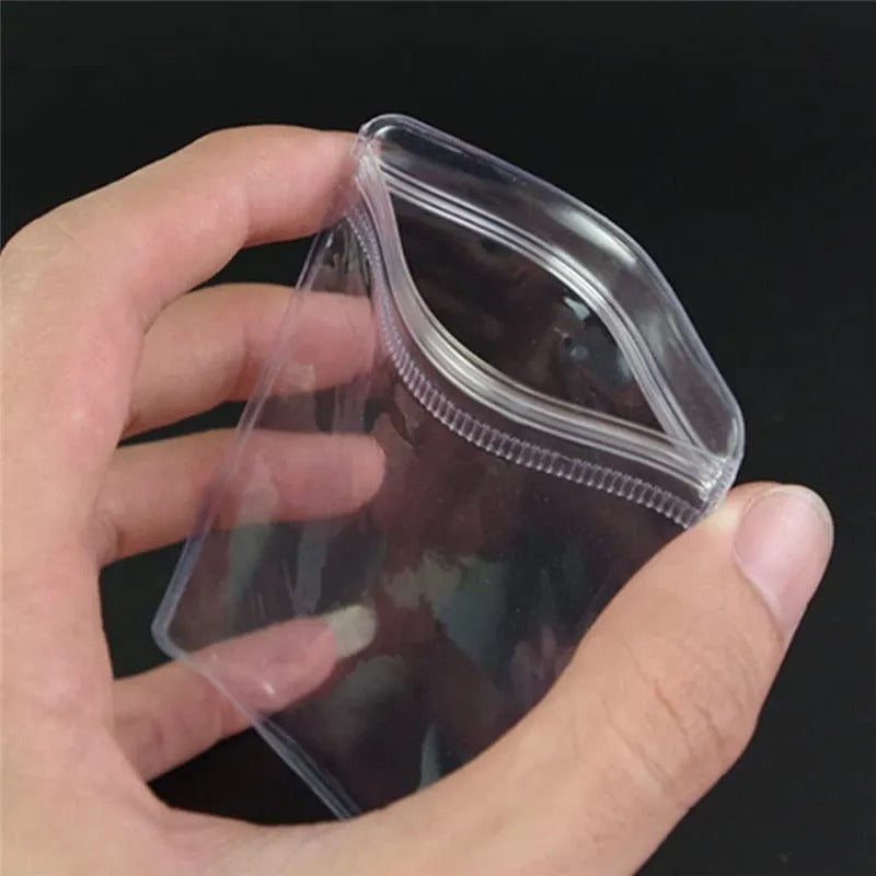 5 PCS PVC Self Sealing Jewelry Transparent Storage Pouches