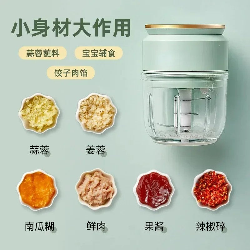 Electric Garlic Crusher Rechargeable