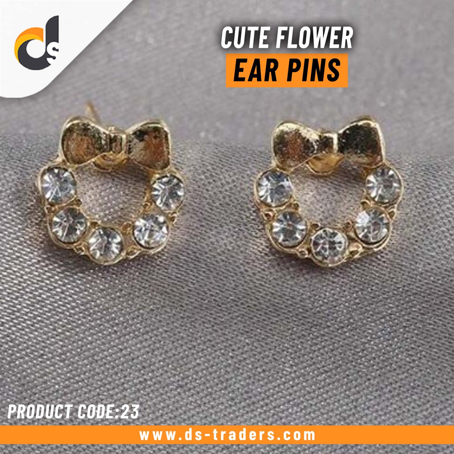 Cute Flower Ear Pins