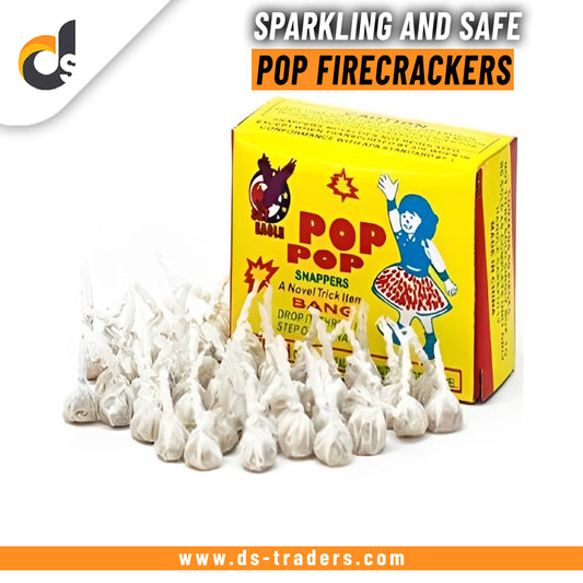 2 Box Sparkling And Safe Pop firecrackers For Kids (Each Box 50 PCS)