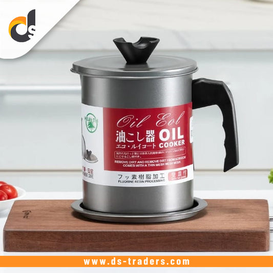 Stainless Steel Oil Filter & Strainer Pot