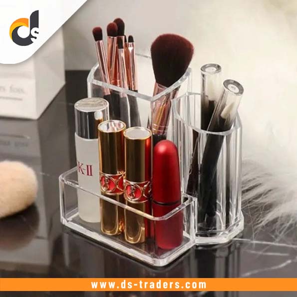 Acrylic Multi-Section Beauty Organizer