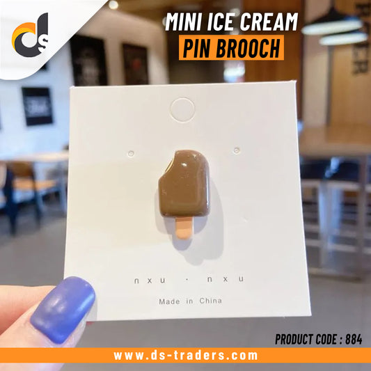 Mini Ice Cream Pin Brooch