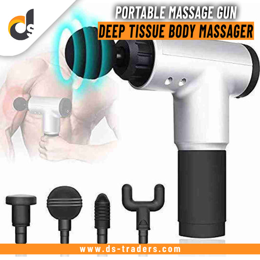 Portable Rechargeable Massage Gun Deep Tissue Body Massager