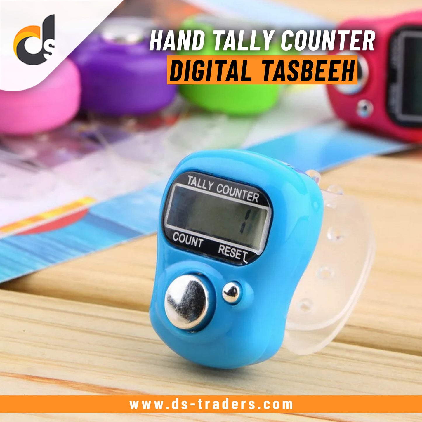 Mini Hand Hold Tally Counter LCD Digital Tasbeeh