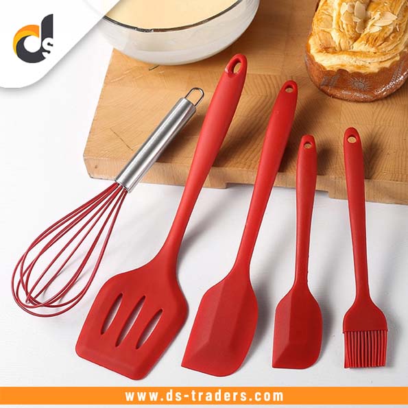 5PCS Silicon Cooking Utensil Set