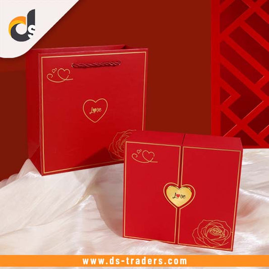 Rose Flower Jewelry Storage Gift Box