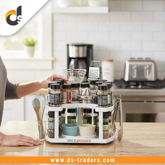 Two-Tiered KItchen Spice Organizer