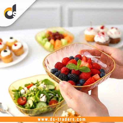 Crystal Acrylic Dining Plate