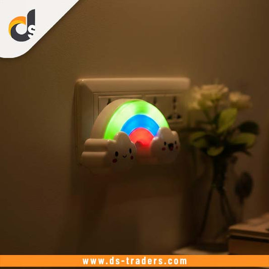 Cute Rainbow Socket Night Light