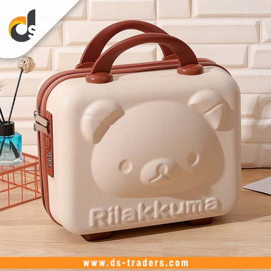 Bear Cartoon Password Lock Mini Suitcase