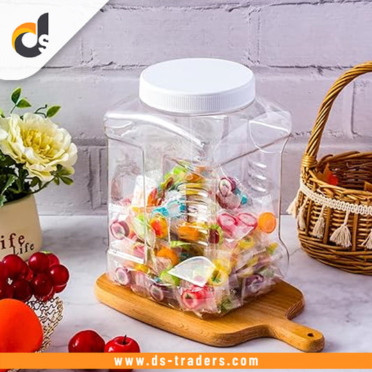 Plastic Square Sealed Jar