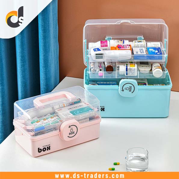 Protable Multilayer Medicine Storage Box