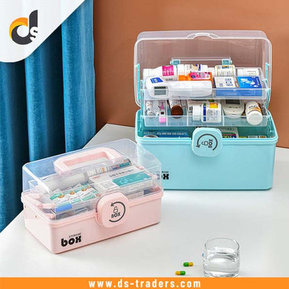 Protable Multilayer Medicine Storage Box