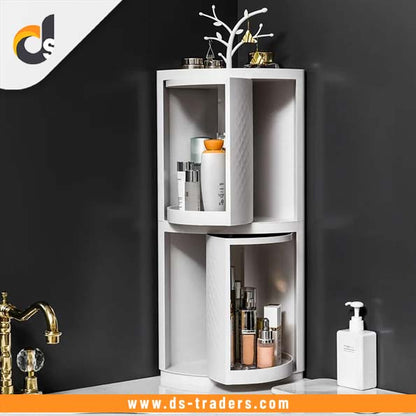 360 Degree Rotating Bathroom Shelf
