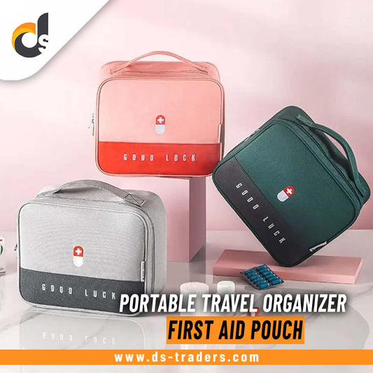 Portable Travel Organizer First Aid Kit Pouch