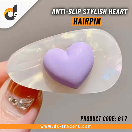 Anti-slip Stylish Heart Hairpin
