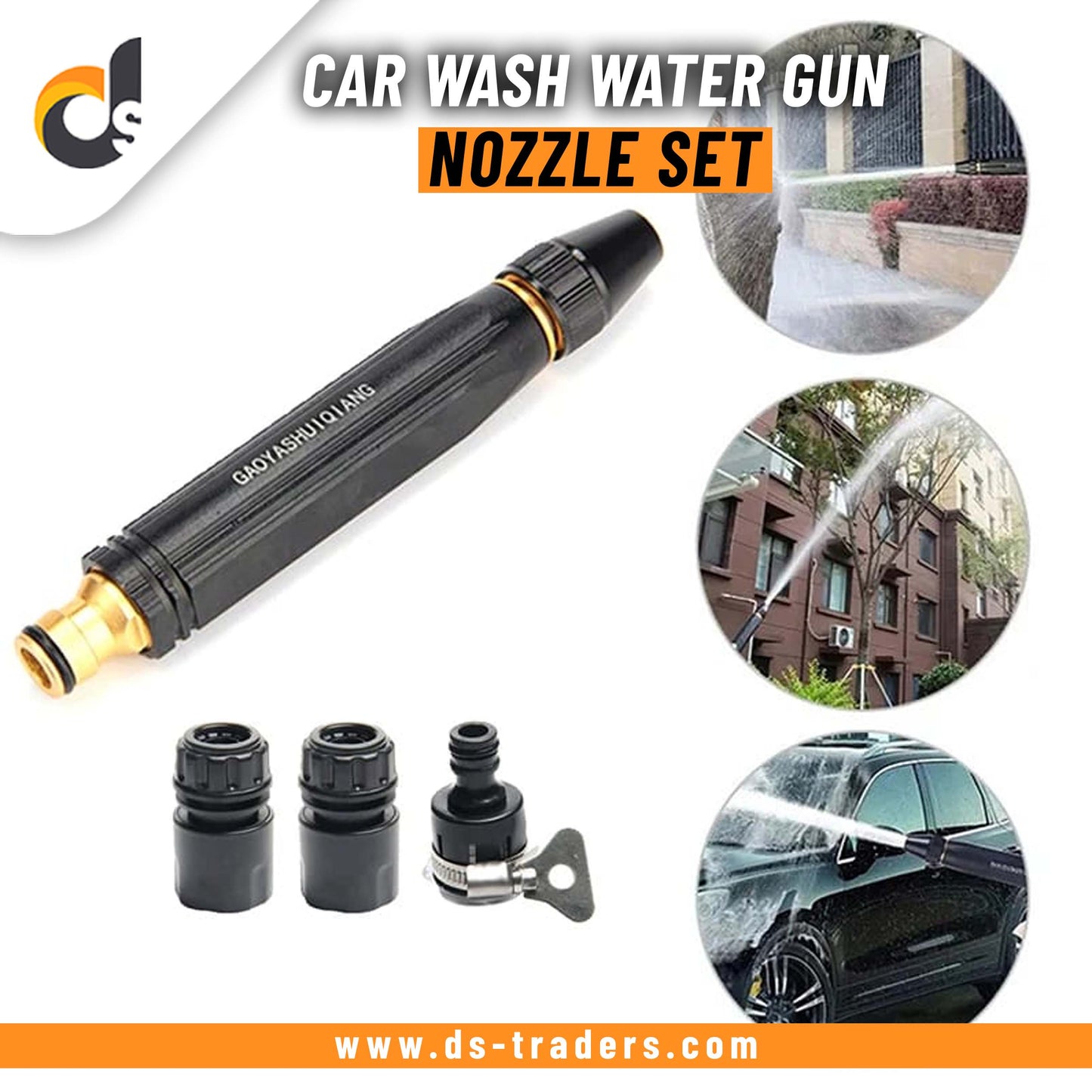 Car Wash Water Gun High Pressure Nozzle Set