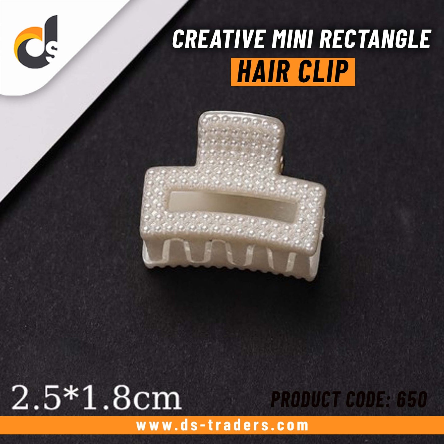 Creative Mini Rectangle Hair Clip