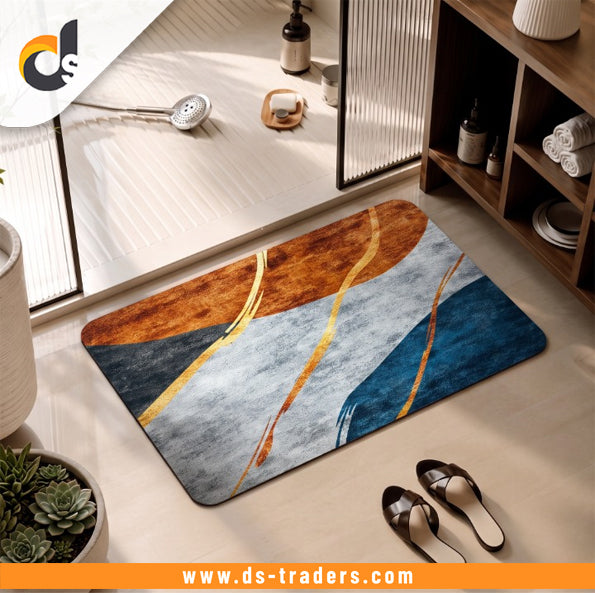 Luxury Wave Non Slip Bath Mat
