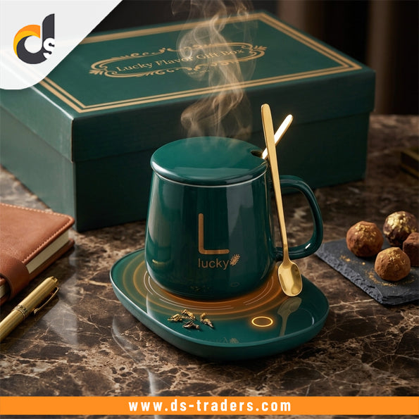 Ceramic Mug With Electric Warming Plate
