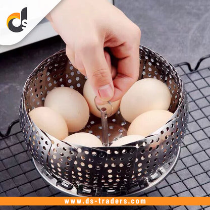 Stainless Steel Foldable Food Steamer