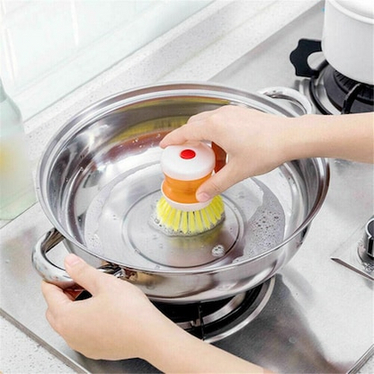 Liquid Soap dispenser Dish Washing Brush
