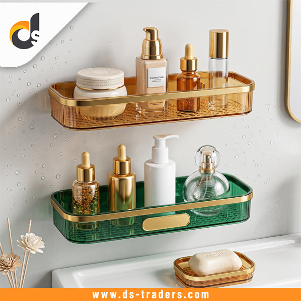 Wall Mounted Acrylic Bath Shelf