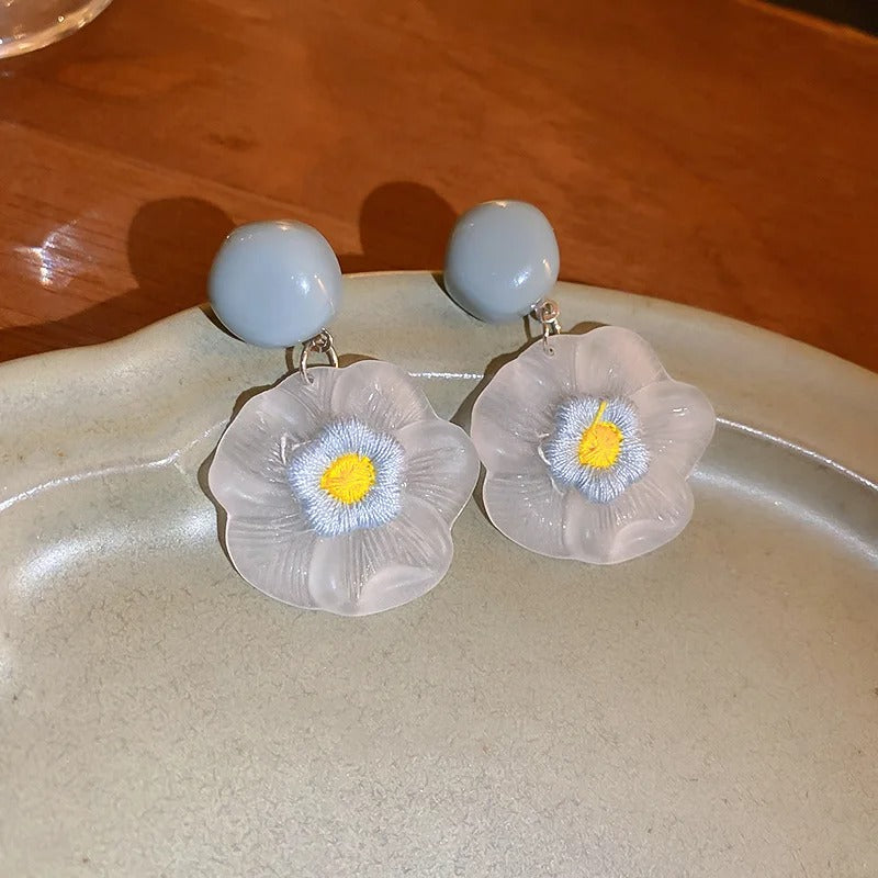 Casual Flower Dangle Earrings
