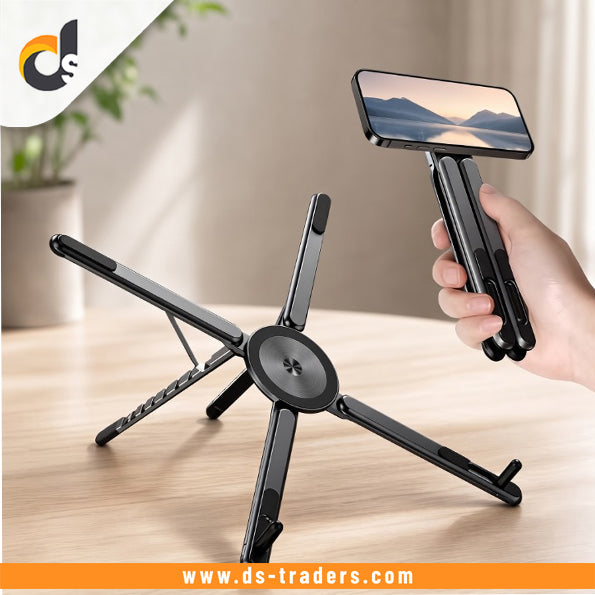 2-In-1 Foldable Laptop Stand Phone Holder