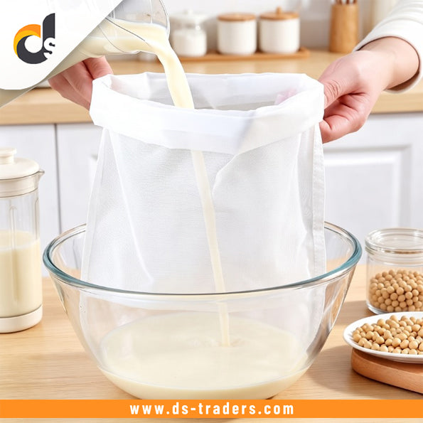 Reusable Kitchen Food Straining Filter Bag