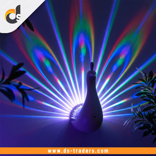 Rechargeable Peacock LED Decorative Night Light