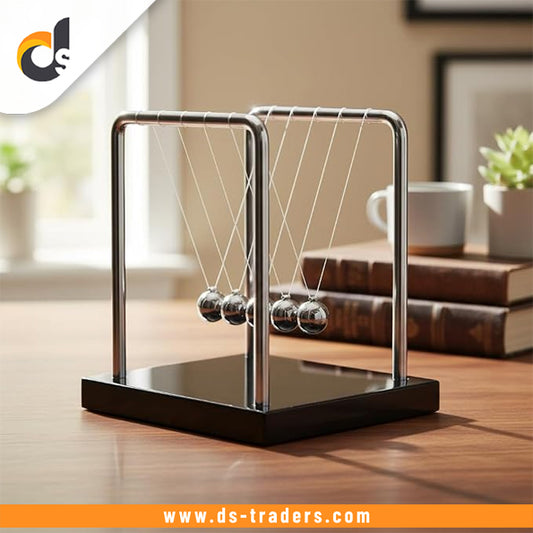 5-Ball Newton Cradle Physics Desk Toy