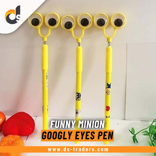 Funny Minion Googly Eyes Pen