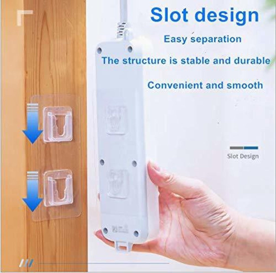 Double Sided Adhesive Wall Hooks (Pack of 10)