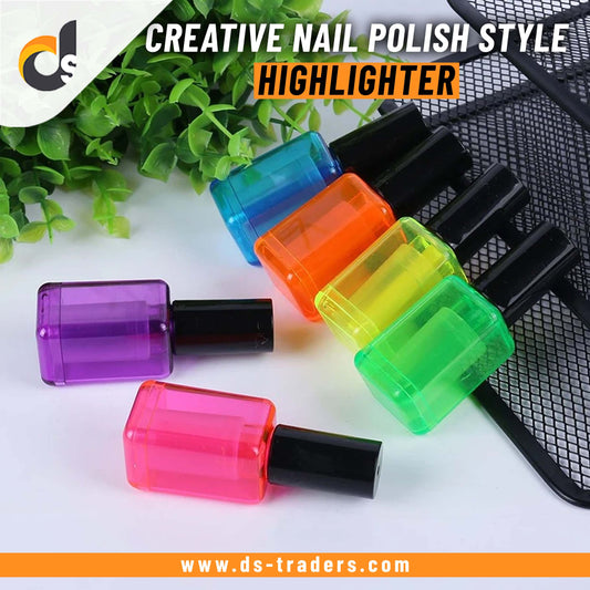 Creative Nail Polish Style Highlighter (Random Colors)