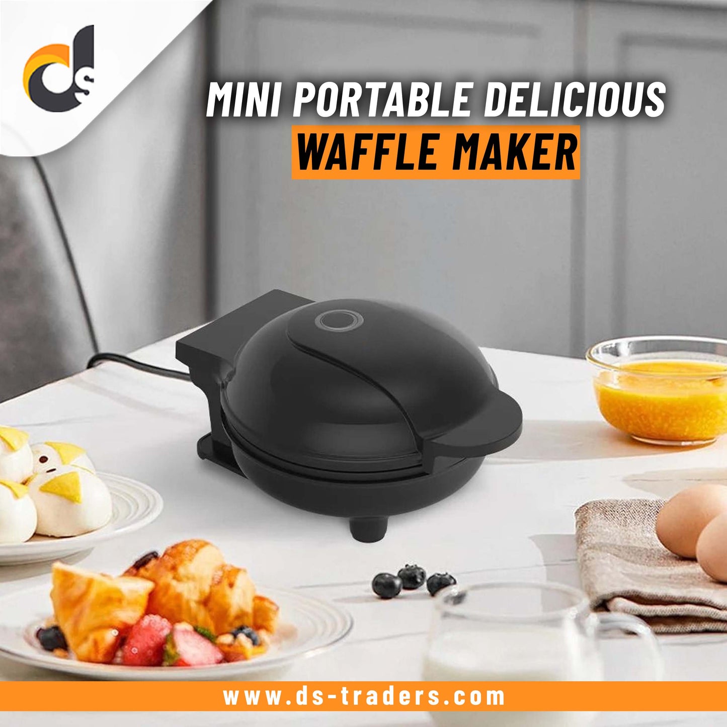 Mini Portable Delicious Waffle Maker