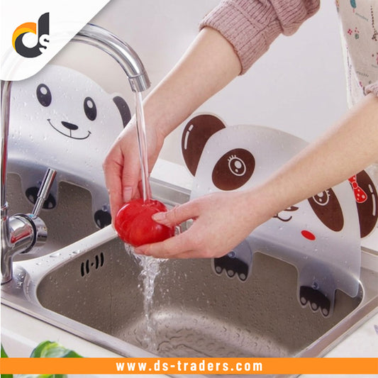 Cute Panda Sink Splash Guard Protector