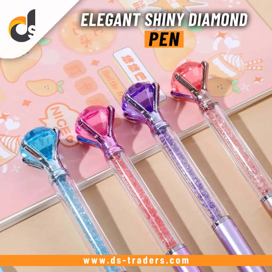 Elegant Shiny Diamond Shape Pen
