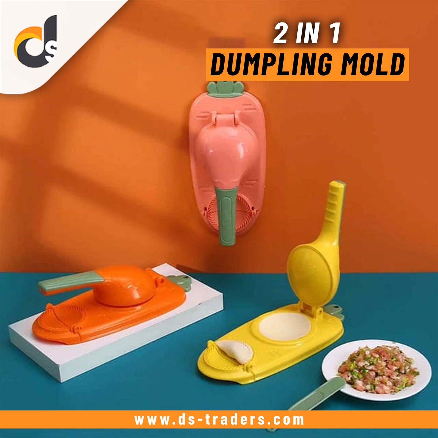 2 in 1 Dumpling Samosa Mold