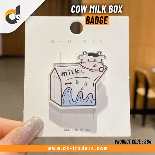 Cow Milk Box Badge