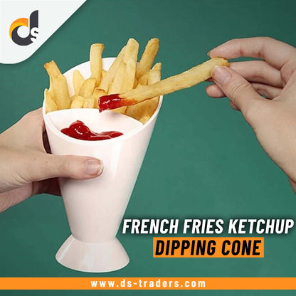 French Fries Dipping Cone Ketchup Salad Cup