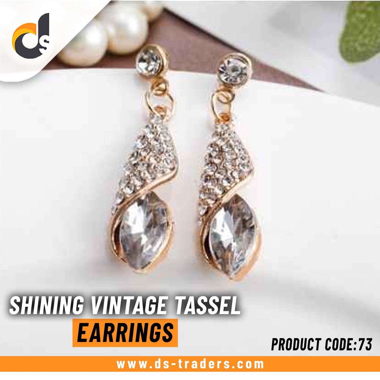 Shining Vintage Tassel Earrings