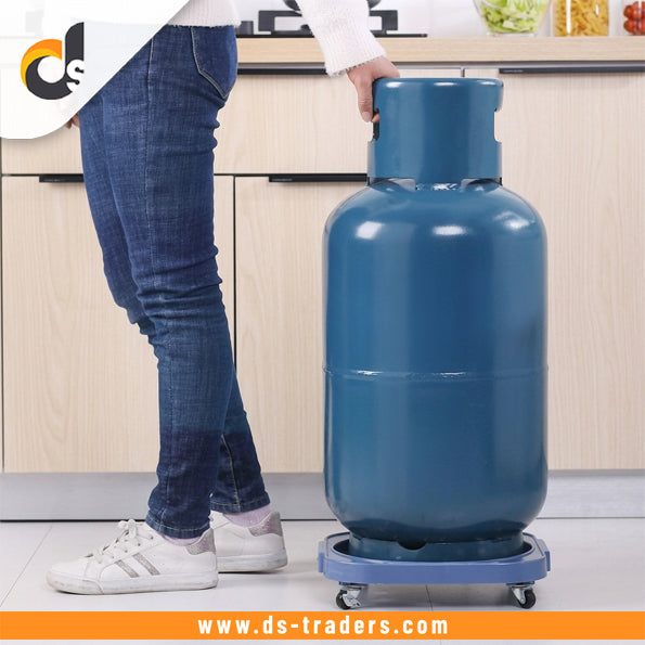 Heavy Duty Gas Cylinder Stand With Wheels